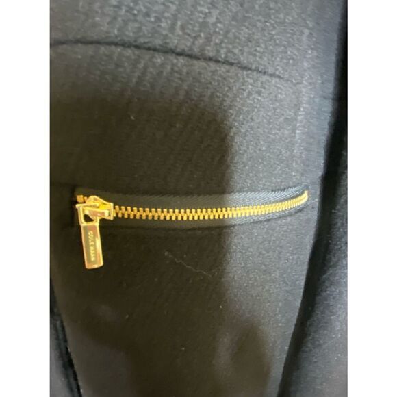NWT Cole Haan Duffle Wool Blend Coat with Zipper and Taggle Lock Front Closure - Picture 6 of 10